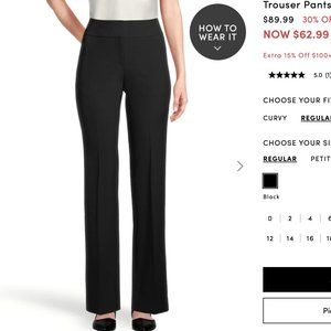 Ann Taylor Signature Dress Pants | 2 | Black